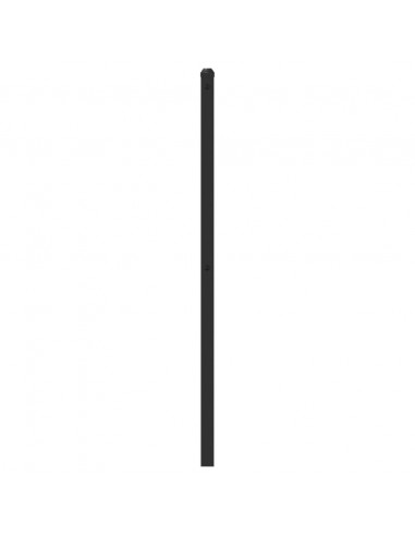 Testiera in Metallo Nero 107 cm