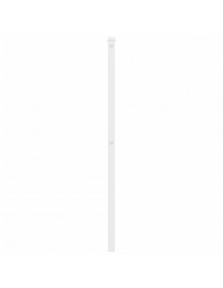Testiera in Metallo Bianco 100 cm