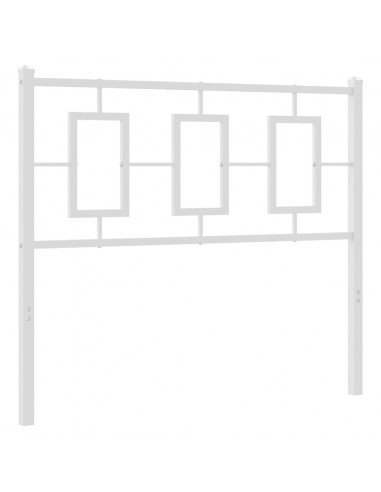 Testiera in Metallo Bianco 100 cm