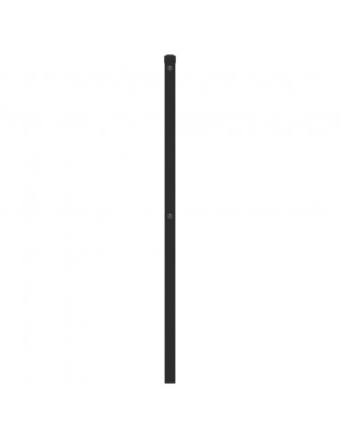 Testiera in Metallo Nero 75 cm