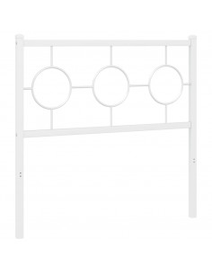 Testiera in Metallo Bianco 90 cm 2