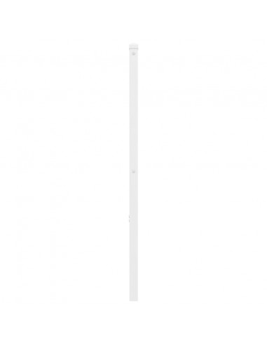 Testiera in Metallo Bianco 120 cm