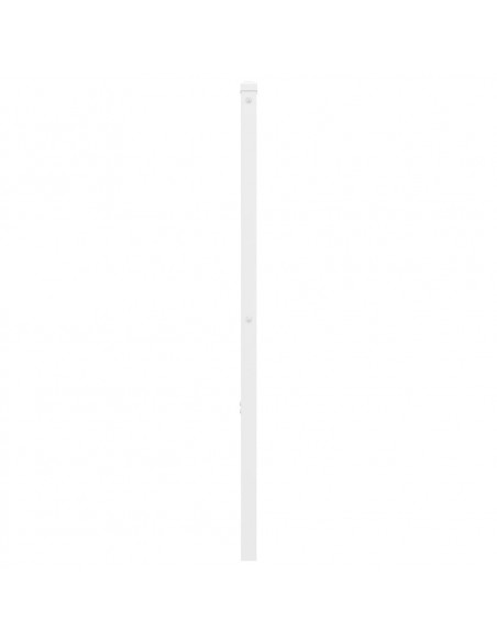 Testiera in Metallo Bianco 120 cm