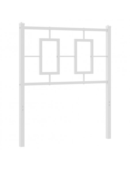 Testiera in Metallo Bianco 75 cm