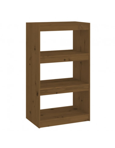 Libreria/Divisorio Miele 60x30x103,5 cm Legno Massello di Pino