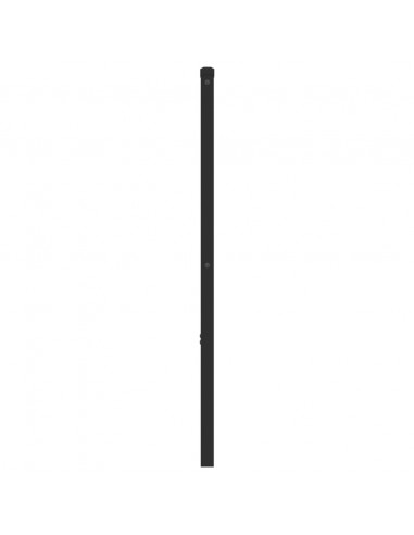 Testiera in Metallo Nero 180 cm