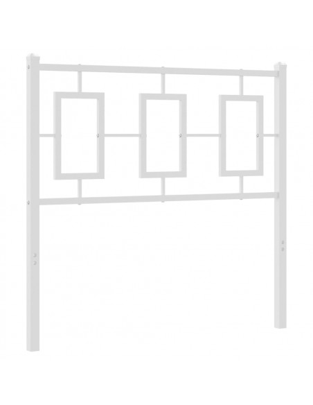 Testiera in Metallo Bianco 90 cm