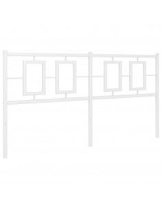 Testiera in Metallo Bianco 150 cm 2