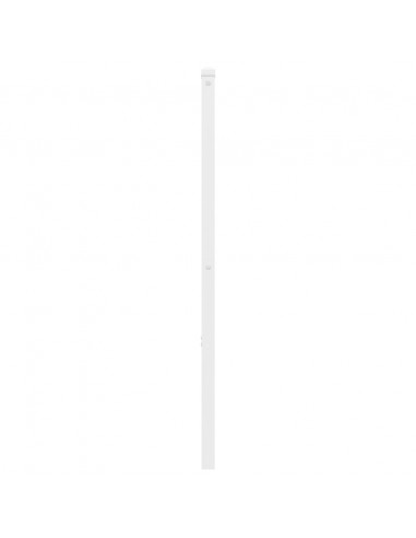 Testiera in Metallo Bianco 150 cm