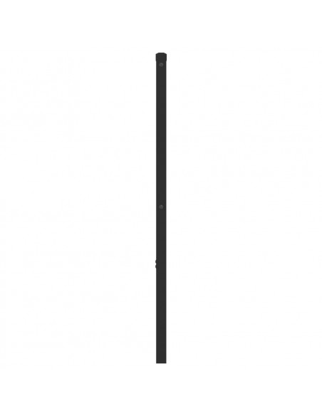 Testiera in Metallo Nero 150 cm