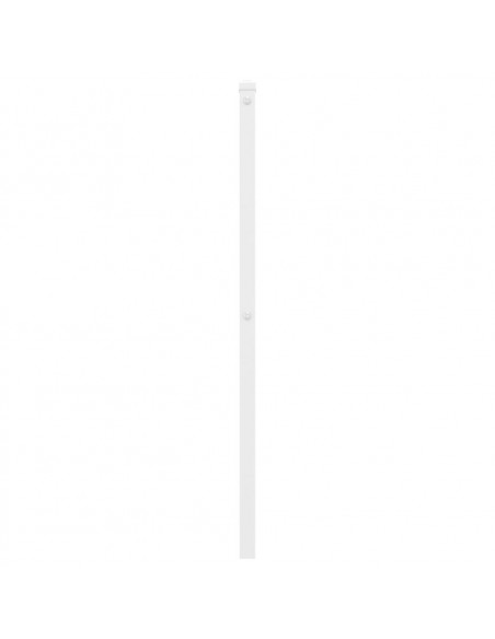 Testiera in Metallo Bianco 80 cm