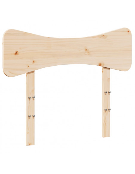 Testiera 90 cm in Legno Massello di Pino