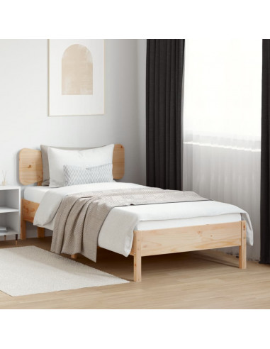 Testiera 90 cm in Legno Massello di Pino
