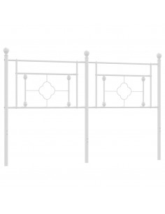 Testiera in Metallo Bianco 160 cm 2