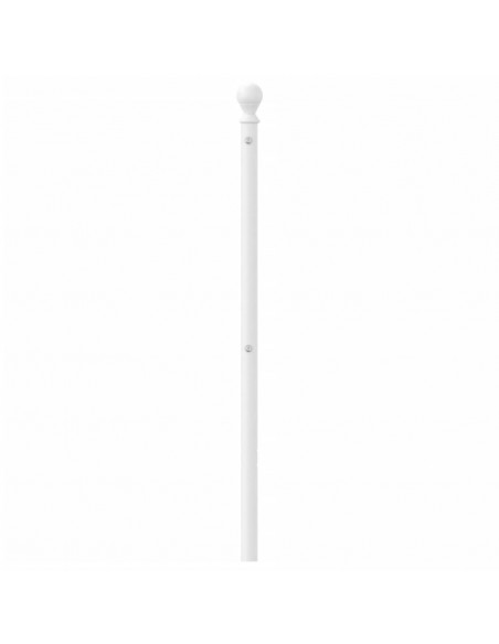 Testiera in Metallo Bianco 160 cm