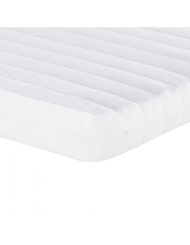 Divano Letto Estraibile con Cassetti Crema 100x200cm in Tessuto