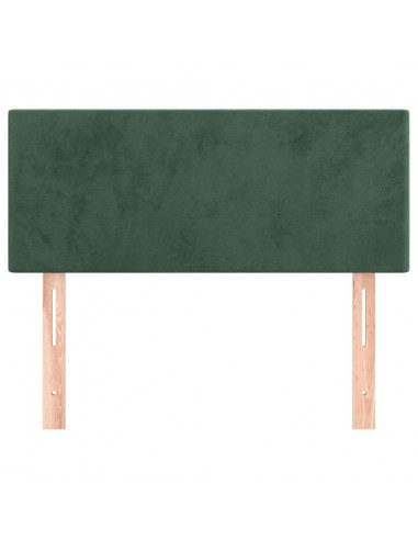 Testiera Verde Scuro 80x5x78/88 cm in Velluto