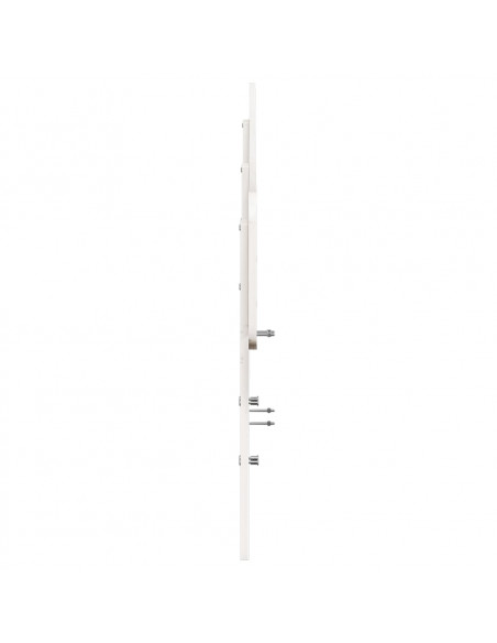 Testiera Bianca 180 cm in Legno Massello di Pino