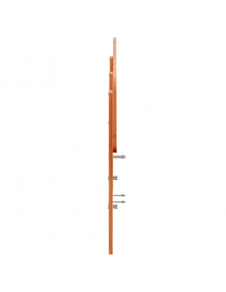 Testiera Marrone Cera 160 cm in Legno Massello di Pino