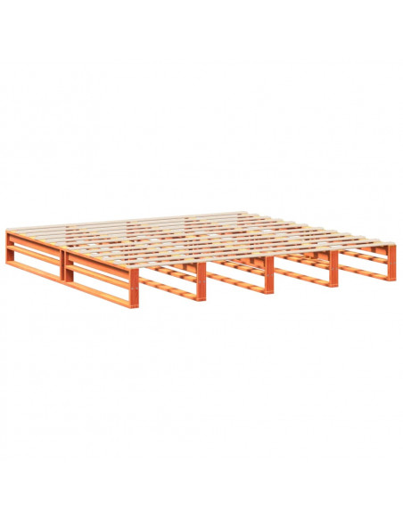 Giroletto Marrone Cera 180x200 cm in Legno Massello di Pino