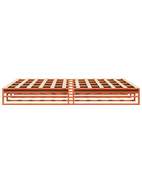 Giroletto Marrone Cera 180x200 cm in Legno Massello di Pino
