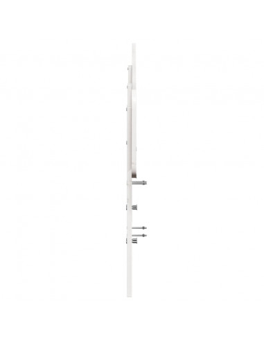 Testiera Bianca 150 cm in Legno Massello di Pino