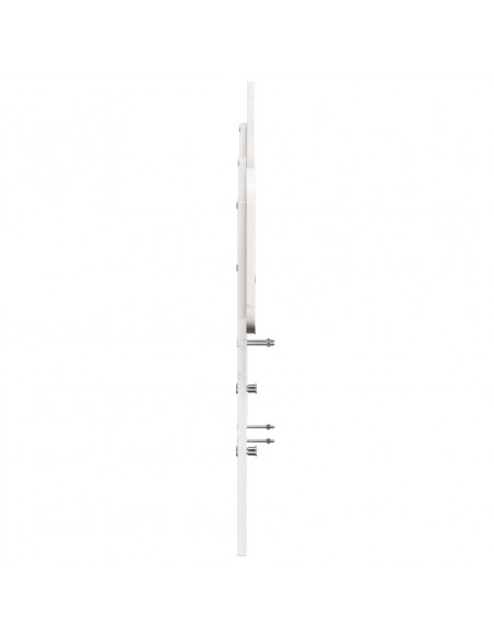 Testiera Bianca 150 cm in Legno Massello di Pino
