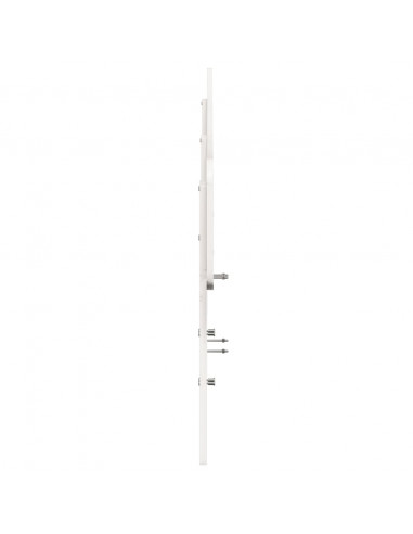 Testiera Bianca 200 cm in Legno Massello di Pino