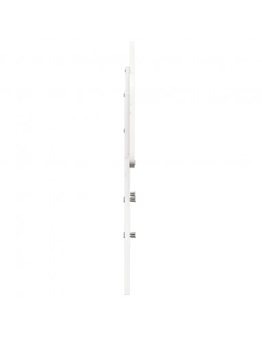 Testiera Bianca 100 cm in Legno Massello di Pino