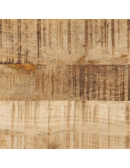 Mobile da Bagno 40x27x180 cm in Ferro e Legno Massello di Mango