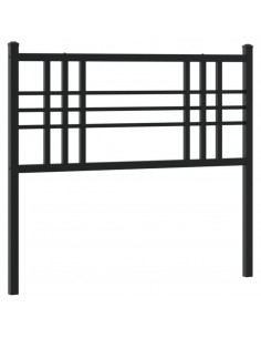 Testiera in Metallo Nero 100 cm 2