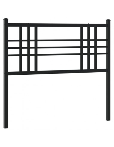 Testiera di Ricambio in Metallo Nero 100 cm