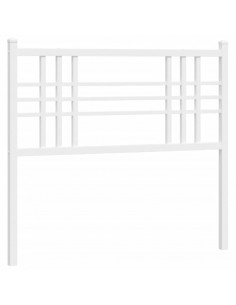 Testiera in Metallo Bianco 107 cm 2