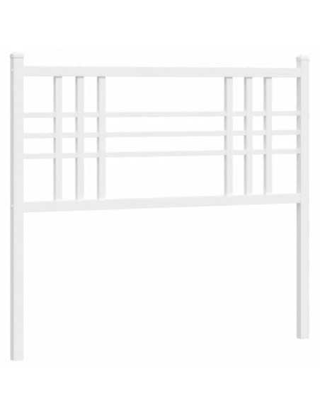 Testiera in Metallo Bianco 107 cm