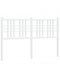 Testiera in Metallo Bianco 120 cm 2