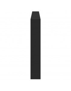 Testiera con Contenitore a LED Nera 220x17x102 cm 2