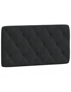 Cuscino Testiera Nero 100 cm in Velluto 2