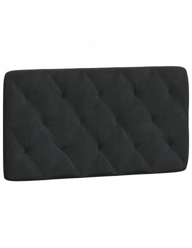 Cuscino Testiera Nero 100 cm in Velluto