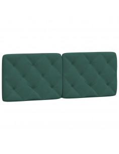 Cuscino Testiera Verde Scuro 120 cm in Velluto 2