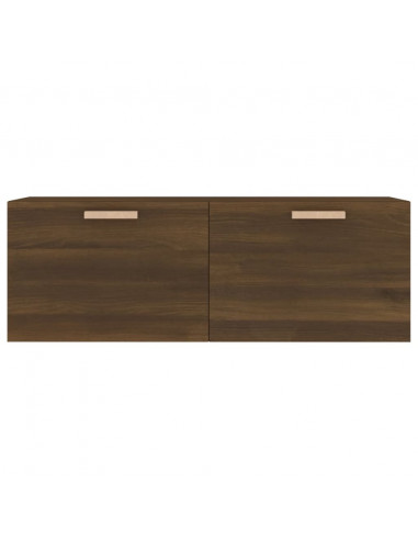 Mobile Pensile Rovere Marrone 100x36,5x35 cm Legno Multistrato