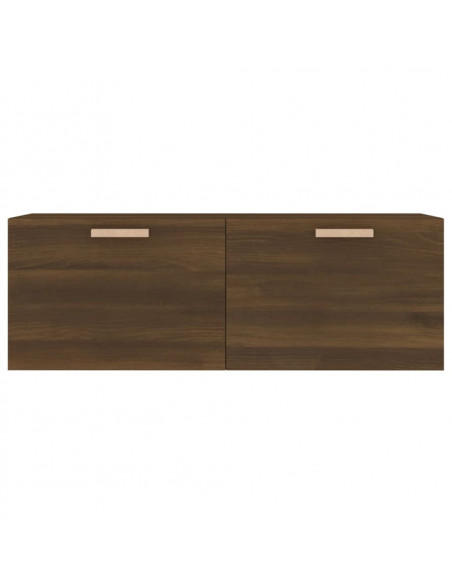 Mobile Pensile Rovere Marrone 100x36,5x35 cm Legno Multistrato