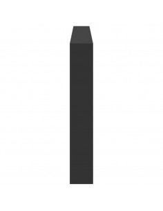 Testiera con Contenitore a LED Nera 200x17x102 cm 2