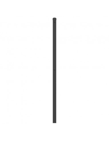 Testiera in Metallo Nero 193 cm