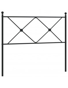 Testiera in Metallo Nero 100 cm 2