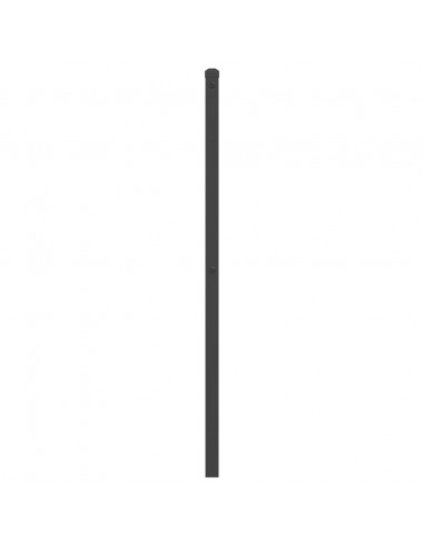 Testiera in Metallo Nero 200 cm