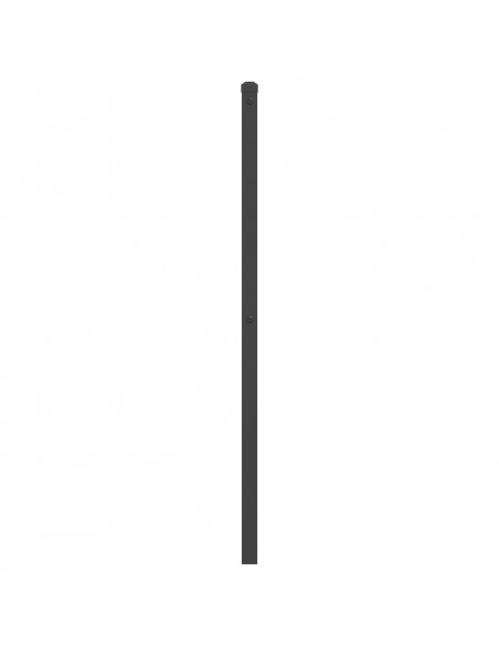 Testiera in Metallo Nero 200 cm