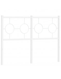 Testiera in Metallo Bianco 120 cm 2