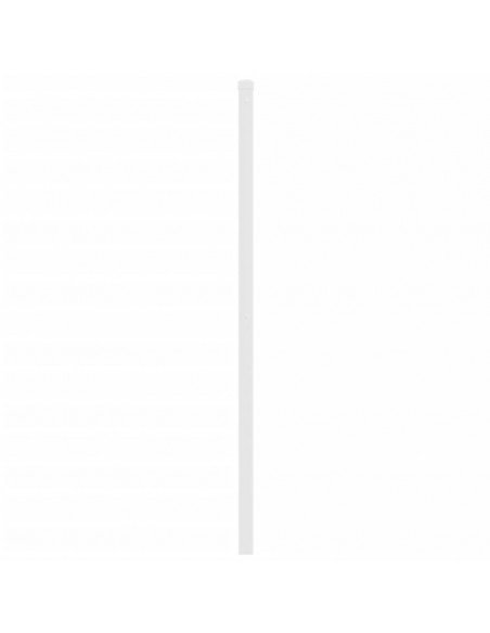 Testiera in Metallo Bianco 160 cm