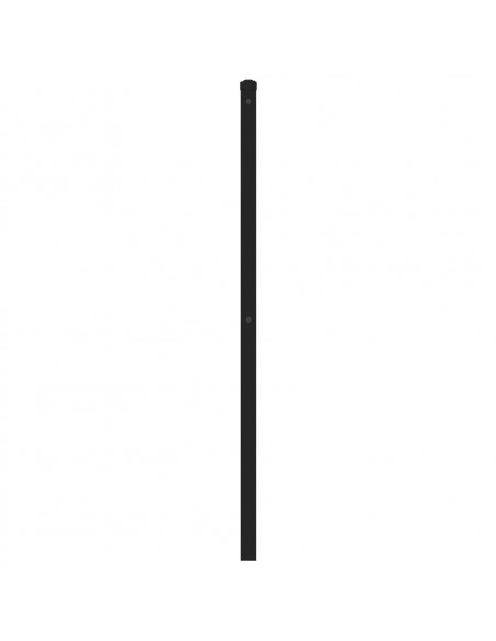 Testiera in Metallo Nero 150 cm