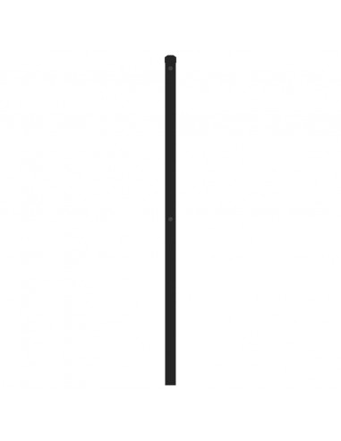 Testiera in Metallo Nero 180 cm